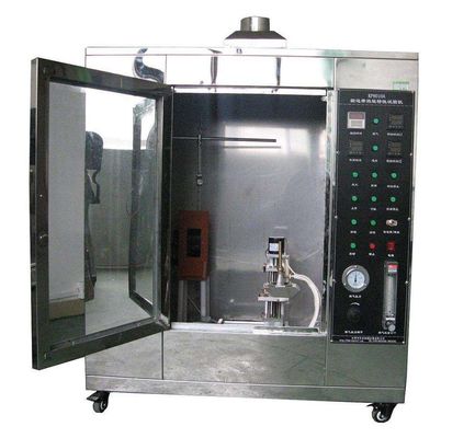 ISO340:2004 Tekstil çekirdek taşıyıcı kemeri için konveyör kemeri dikey yanma test makinesi