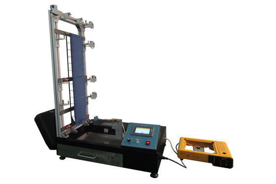 ASTM D6413 Dikey Yanıcılık Deneme Ekipmanı 25d / 900d Yanma Açısı