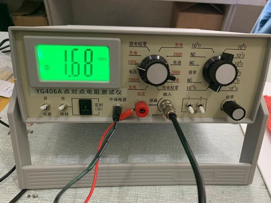 Dijital Ekran Kumaş Yüzey Direnci Test Cihazı EN 1149-1 / EN 1149-2 AATCC 76
