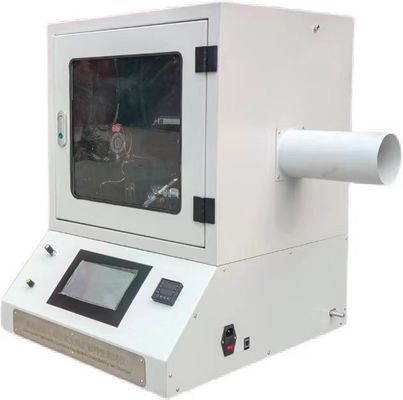 ISO 340 / AS1334.10 Taşıyıcı Kemeri Dikey Yanma Deneme Odası 10cm çaplı 20cm uzunluğundaki havalandırma tüpü