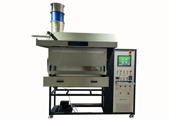 Yer katman malzemelerinin yangın performansı ASTM E648 Yer katman test cihazı