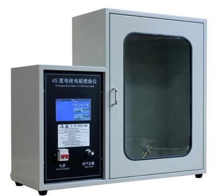 ISO 6722 Yangın Deneme Ekipmanı Otomotiv Tek çekirdekli tel / kablo yanıcılık deneme ekipmanı